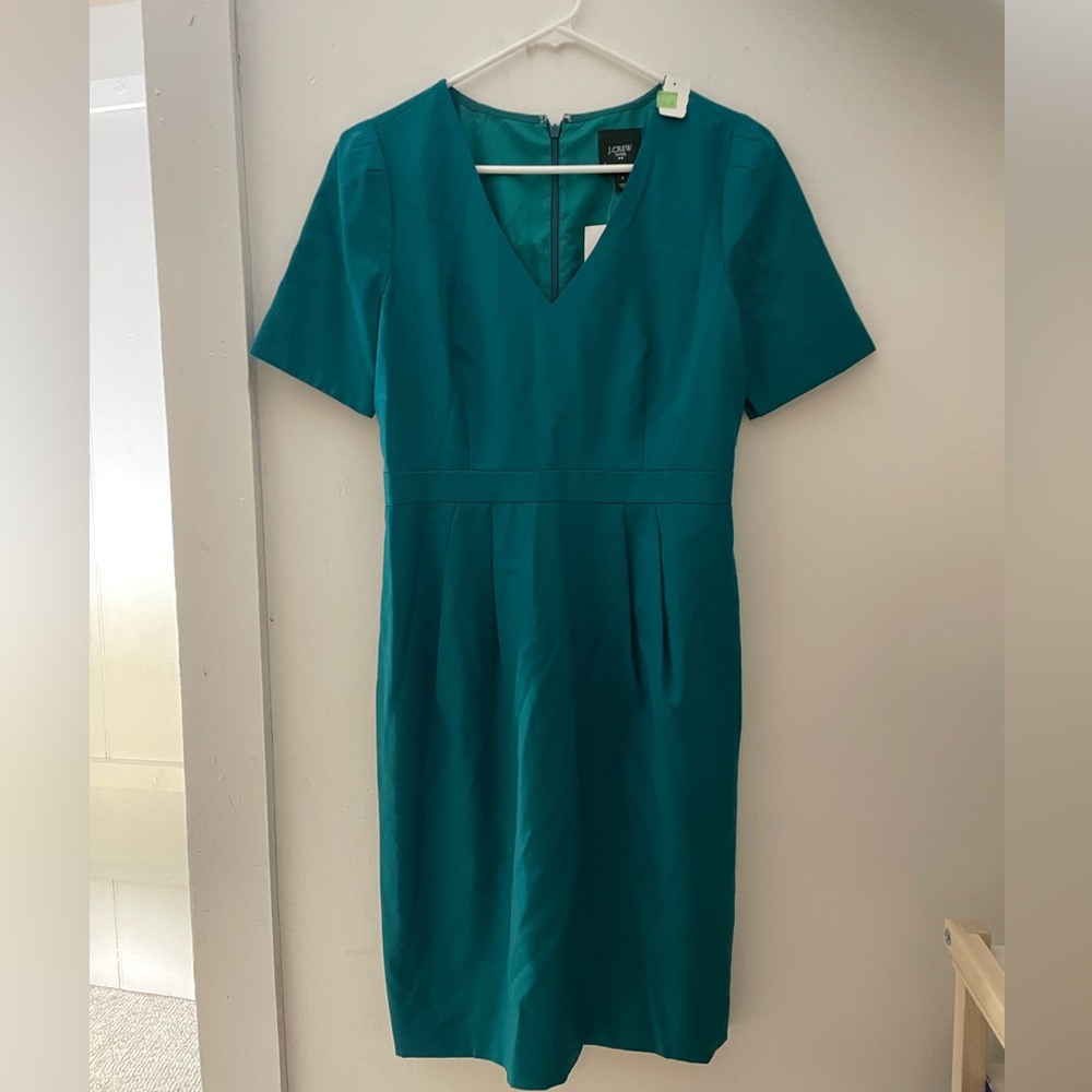 Teal J-Crew Summer Dress